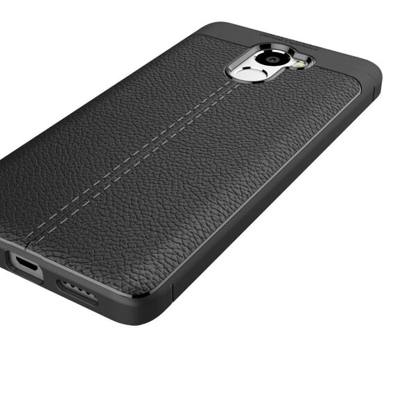 Чехол-накладка Litchi Grain для Xiaomi Redmi 4 (черный)