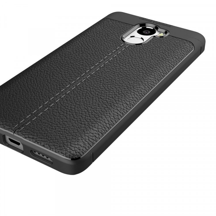 Чехол-накладка Litchi Grain для Xiaomi Redmi 4 (черный)