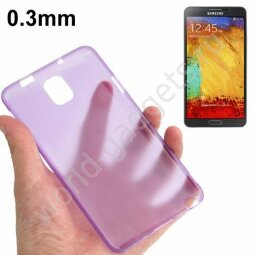Тонкий чехол (0,3мм) для Samsung Galaxy Note 3 / N9000 (фиолетовый)