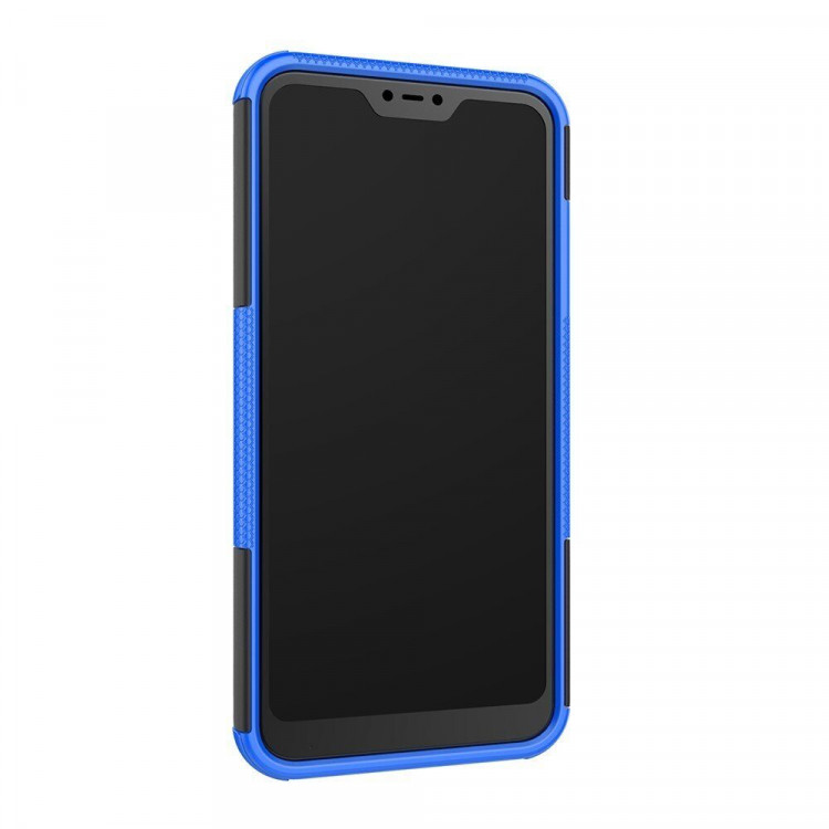 Чехол Hybrid Armor для Xiaomi Mi A2 Lite / Redmi 6 Pro (черный + голубой)