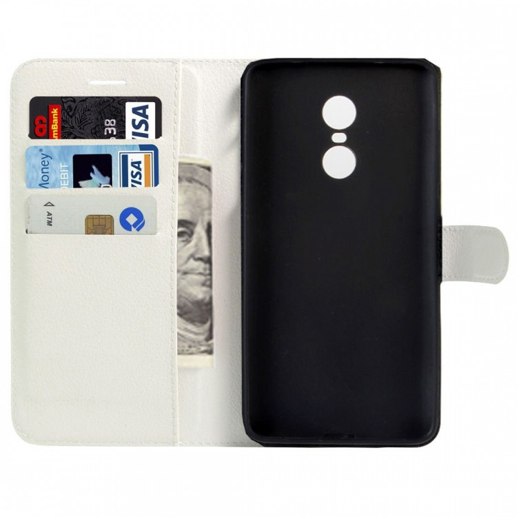 Чехол с визитницей для Xiaomi Redmi Note 4X (белый)