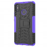 Чехол Hybrid Armor для Xiaomi Mi Max 3 (черный + фиолетовый)