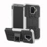 Чехол Hybrid Armor для Samsung Galaxy A6 (черный + белый)