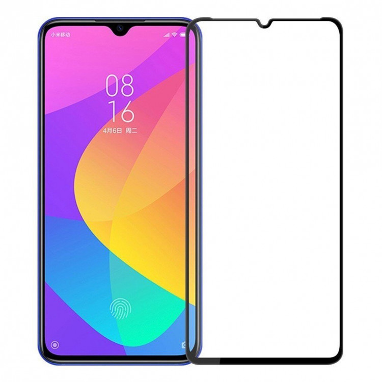 Защитное стекло 3D для Xiaomi Mi CC9 / Xiaomi Mi 9 Lite (черный)
