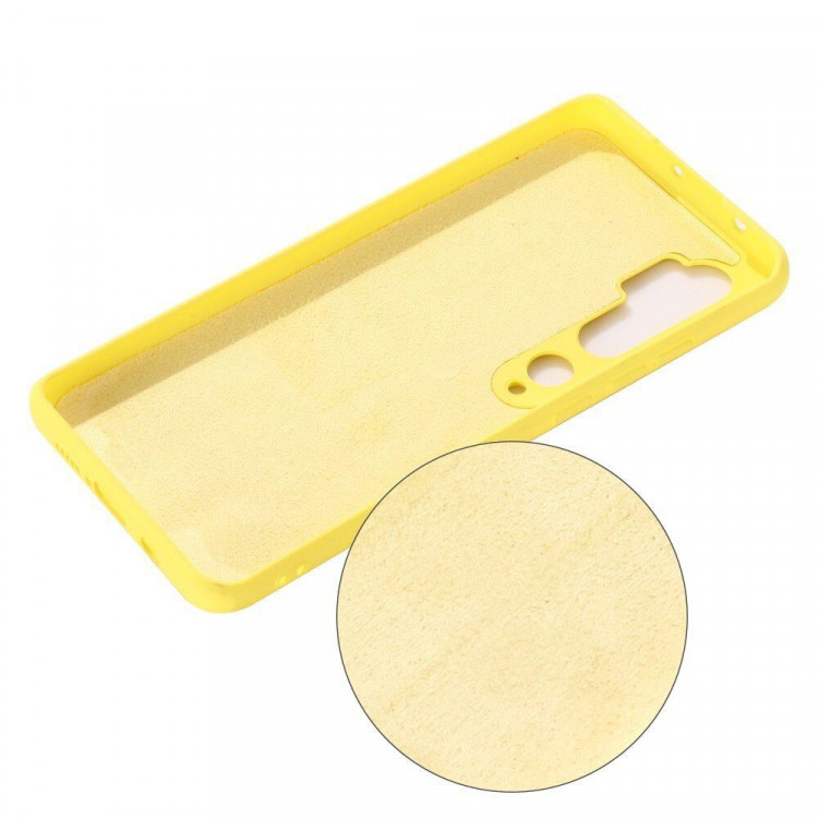 Силиконовый чехол Mobile Shell для Xiaomi Mi Note 10 / Mi Note 10 Pro / Mi CC9 Pro (желтый)