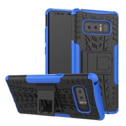 Чехол Hybrid Armor для Samsung Galaxy Note 8 (черный + голубой)