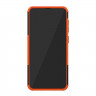 Чехол Hybrid Armor для Samsung Galaxy A30 / Galaxy A20 (черный + оранжевый)