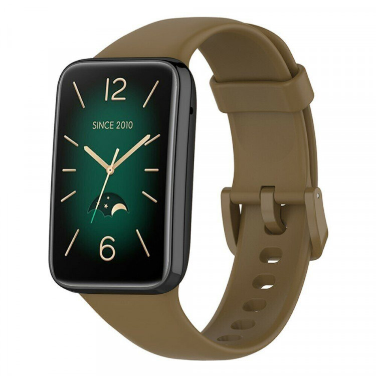 Силиконовый ремешок для Xiaomi Smart Band 7 Pro (коричневый)