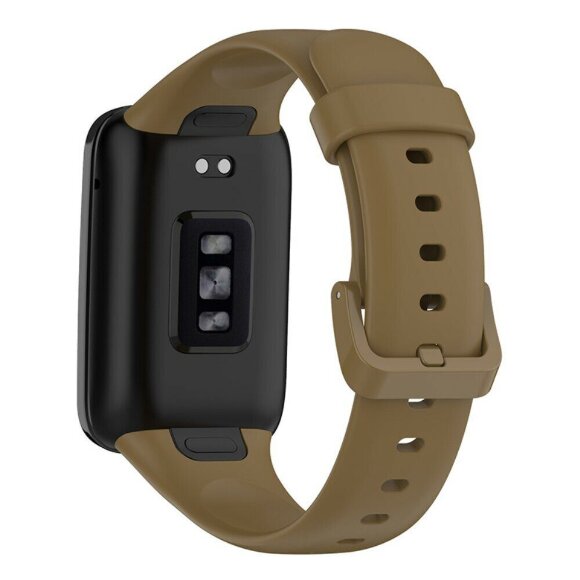 Силиконовый ремешок для Xiaomi Smart Band 7 Pro (коричневый)