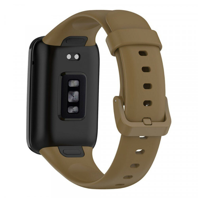 Силиконовый ремешок для Xiaomi Smart Band 7 Pro (коричневый)