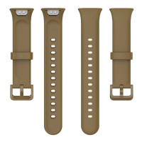 Силиконовый ремешок для Xiaomi Smart Band 7 Pro (коричневый)