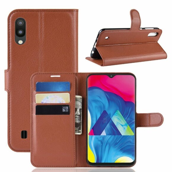 Чехол для Samsung Galaxy M10 (коричневый)