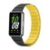 Ремешок для Samsung Galaxy Fit 3 Magnetic Silicone (черный, желтый)