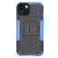 Чехол Hybrid Armor для iPhone 14 (черный + голубой)