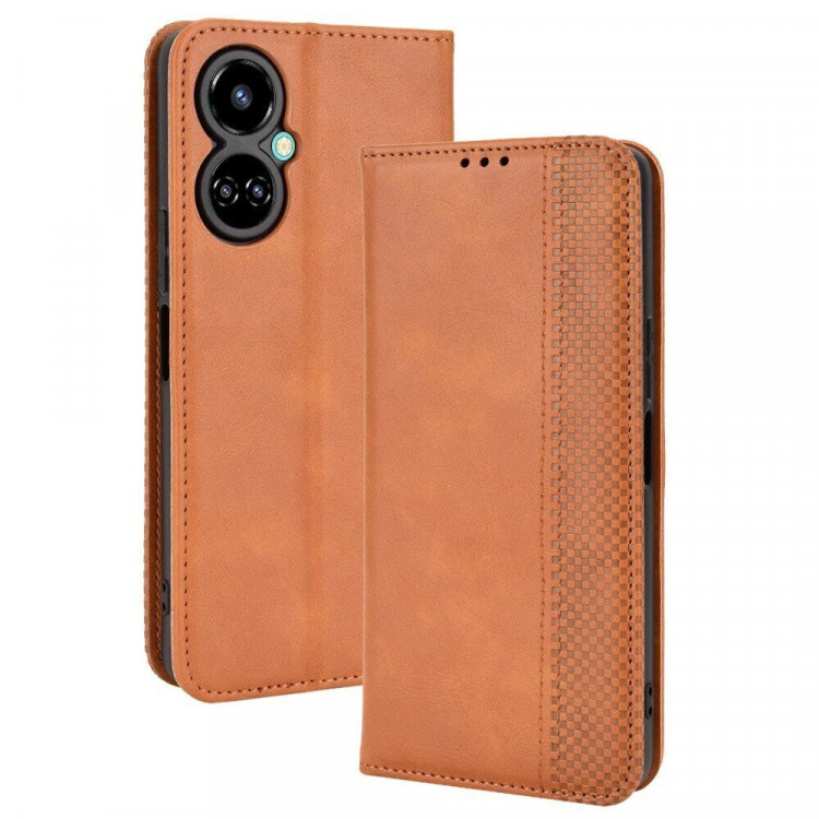 Чехол для Tecno Camon 19 Pro (коричневый)