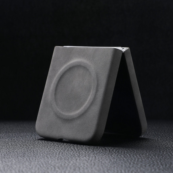 Чехол с MagSafe для Samsung Galaxy Z Flip5 (серый)