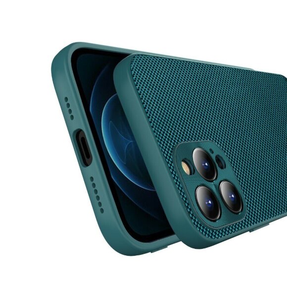 Чехол с текстурой нейлона для iPhone 13 Pro Max (зеленый) Чехол с текстурой нейлона для iPhone 13 Pro Max (зеленый)