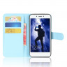 Чехол с визитницей для Huawei Honor 6A (голубой)