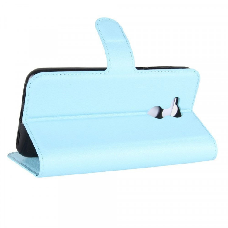 Чехол с визитницей для Huawei Honor 6A (голубой)