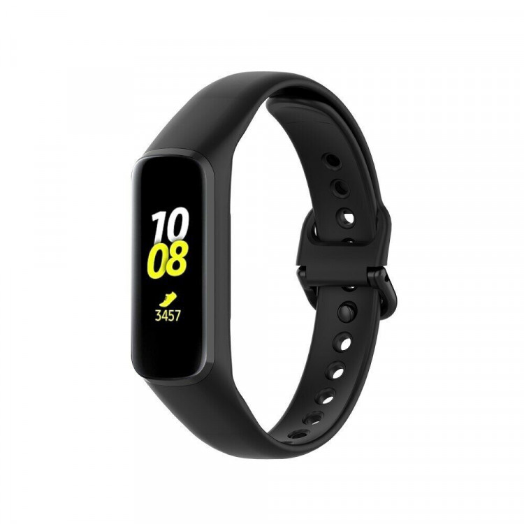 Силиконовый ремешок для Samsung Galaxy Fit 2 SM-R220 (черный)