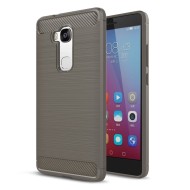 Чехол-накладка Carbon Fibre для Huawei Honor 5X (серый)