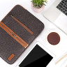 Тканевый чехол DOMISO для ноутбука и Macbook 13,3 дюйма (LP11 коричневый)