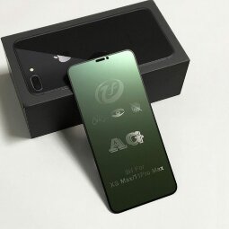 Защитное стекло 3D с зеленым оттенком для iPhone XR / iPhone 11