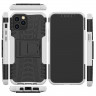 Чехол Hybrid Armor для iPhone 12 / iPhone 12 Pro (черный + белый)