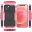 Чехол Hybrid Armor для iPhone 13 mini (черный + розовый)