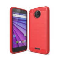 Чехол-накладка Carbon Fibre для Motorola Moto C Plus (красный) Чехол-накладка Carbon Fibre для Motorola Moto C Plus (красный)