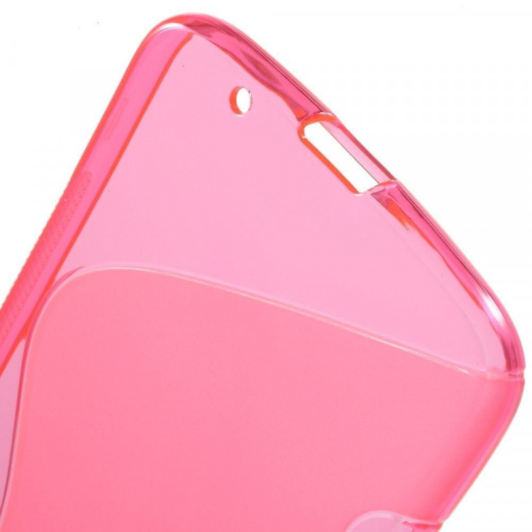 Нескользящий чехол для Motorola Moto Z (малиновый)