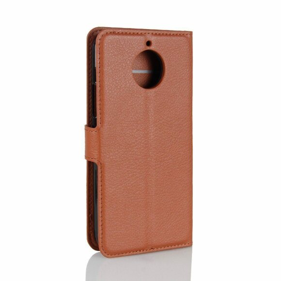 Чехол с визитницей для Motorola Moto G5S Plus (коричневый)
