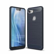 Чехол-накладка Carbon Fibre для Google Pixel 3 XL (темно-синий) Чехол-накладка Carbon Fibre для Google Pixel 3 XL (темно-синий)