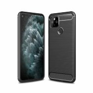Чехол-накладка Carbon Fibre для Google Pixel 5 (черный) Чехол-накладка Carbon Fibre для Google Pixel 5 (черный)