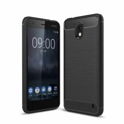 Чехол-накладка Carbon Fibre для Nokia 2 (черный)