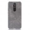 Кожаная накладка-чехол для Nokia X71 (серый)