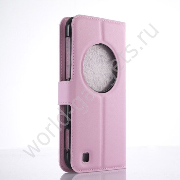 Чехол с визитницей для Asus Zenfone Zoom ZX551ML / ZX550ML (розовый) Чехол с визитницей для Asus Zenfone Zoom ZX551ML / ZX550ML (розовый)