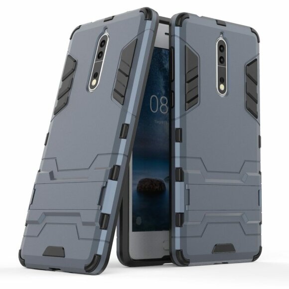 Чехол Duty Armor для Nokia 8 (темно-синий)