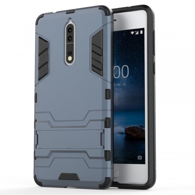 Чехол Duty Armor для Nokia 8 (темно-синий)