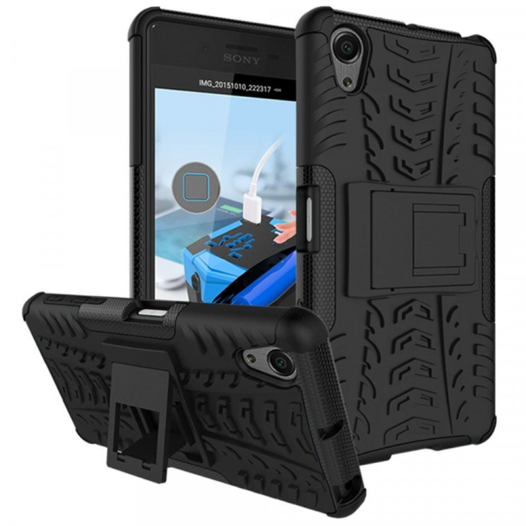 Чехол Hybrid Armor для Sony Xperia X Performance (черный)