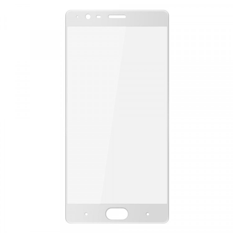 Защитное стекло 3D для OnePlus 3 / OnePlus 3T (белый)