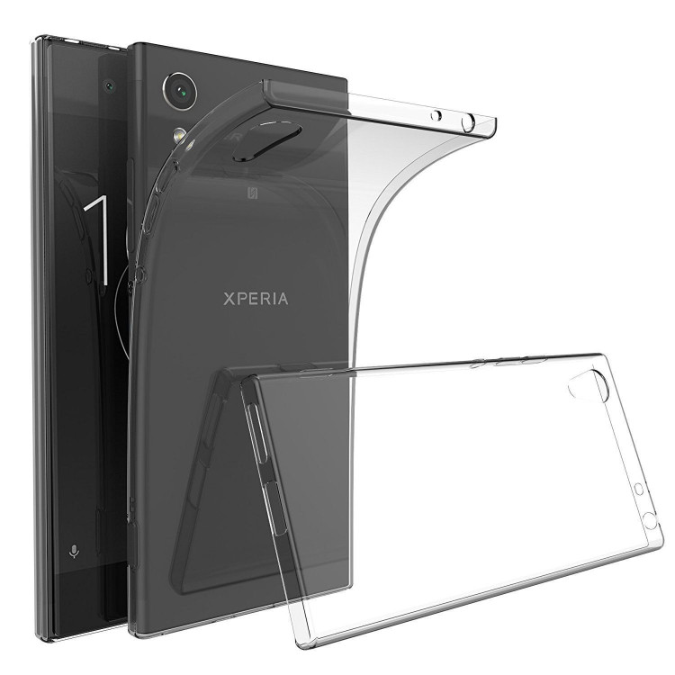 Силиконовый TPU чехол для Sony Xperia XA1 (прозрачный)