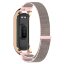 Нейлоновый браслет с металлической оправой для Samsung Galaxy Fit 2 SM-R220 (розовый)