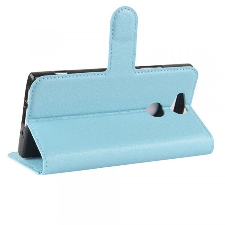 Чехол с визитницей для Sony Xperia XA2 (голубой)