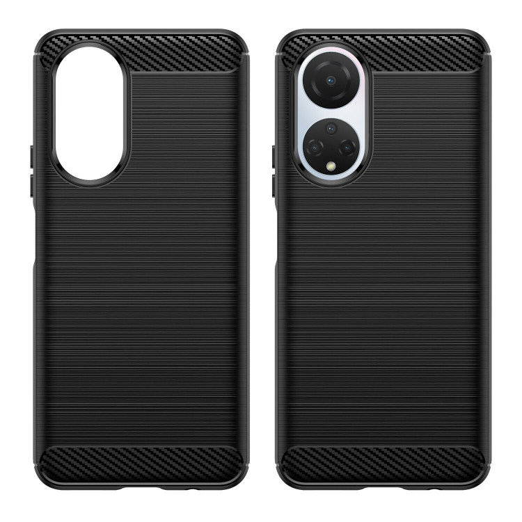 Чехол-накладка Carbon Fibre для Honor X7 (черный)
