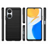 Чехол-накладка Carbon Fibre для Honor X7 (черный)