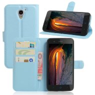 Чехол с визитницей для ZTE Blade A510 (голубой) Чехол с визитницей для ZTE Blade A510 (голубой)