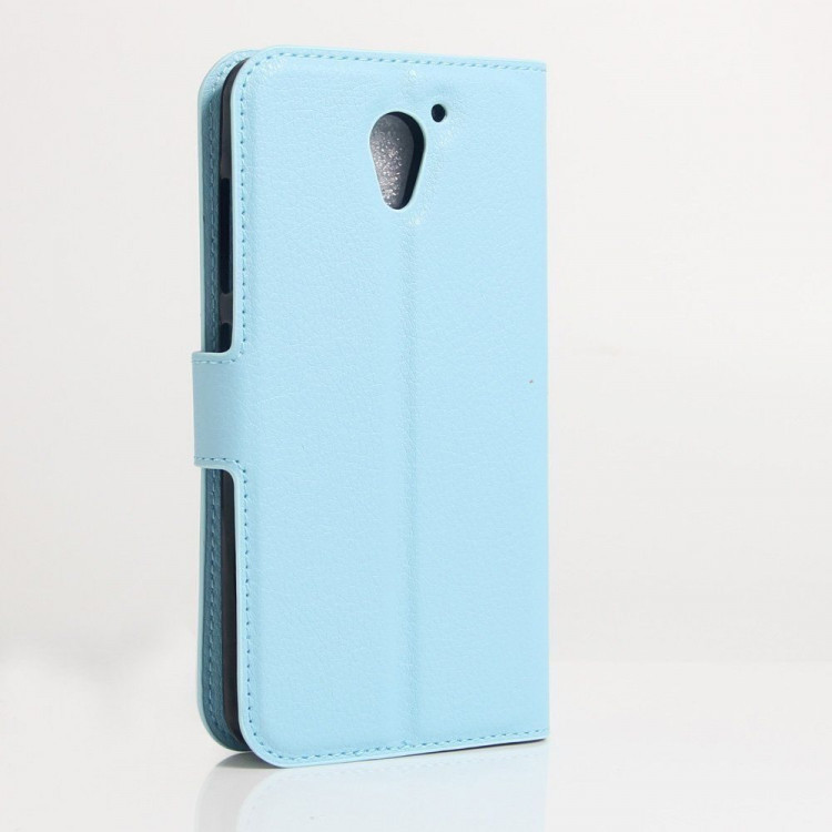 Чехол с визитницей для ZTE Blade A510 (голубой)