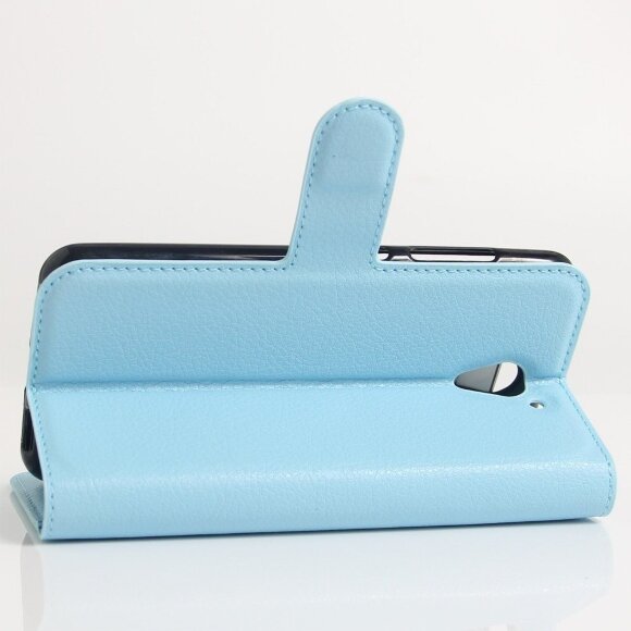 Чехол с визитницей для ZTE Blade A510 (голубой) Чехол с визитницей для ZTE Blade A510 (голубой)