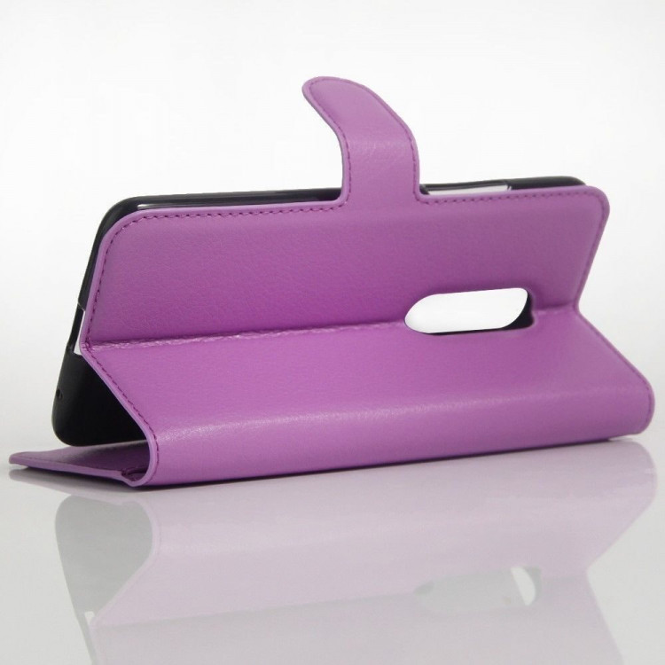 Чехол с визитницей для ZTE Axon 7 (фиолетовый)